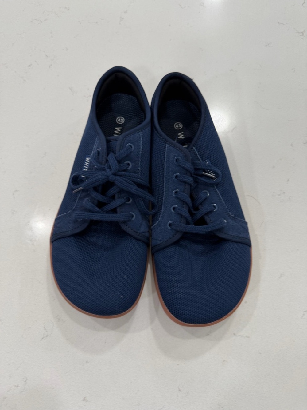 WHITIN Navy Men's Canvas Lace-Up Sneakers